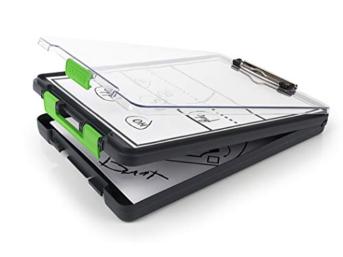 Dexas Clearview Clipcase Dry Erase clipboard, 13.75 X 9.5 Inch, Green