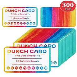Outus Punch Cards Incentive Reward Cards, Classroom Kids Rewards for Teachers Students Customer Supplies, Business Kids Behavior