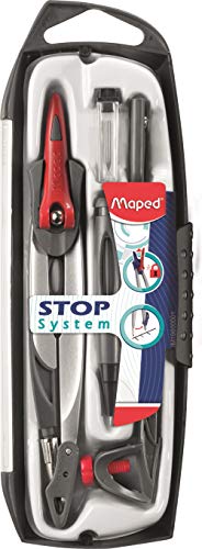 Maped Helix USA Maped Stop System Compass 5 Piece Set, Assorted Colors (196101)
