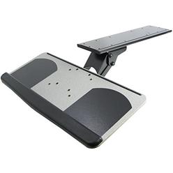 VIVO Adjustable Computer Keyboard and Mouse Platform Tray, Ergonomic Under Table Desk Mount Drawer (MOUNT-KB01)