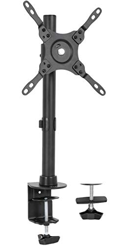 VIVO Black Ultra Wide Screen TV and Monitor Desk Mount, Adjustable Height and Tilt Stand for Screens up to 42 inches