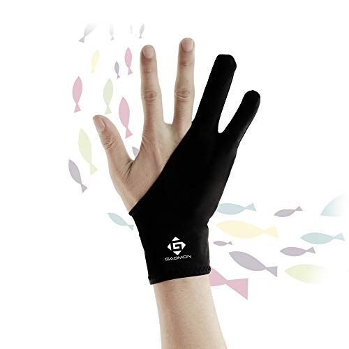 9XXM7Y1 GAOMON Two Finger Glove for Ipad Drawing, Tablet Drawing