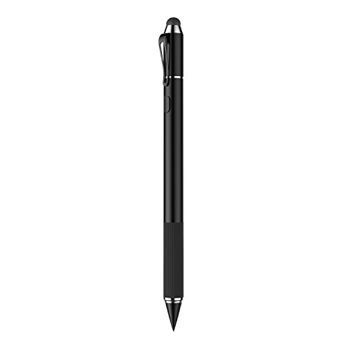 MoKo Universal Active Stylus Pen, 2-in-1 Capacitive Fine Point Touch Screen Tablets Stylus Pencil Fit with Apple iPad,