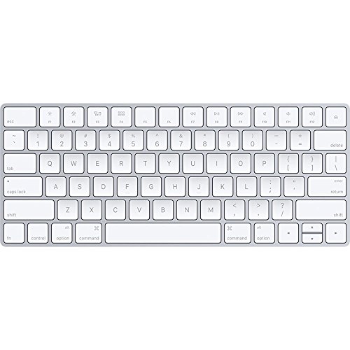 Apple Wireless Magic Keyboard 2, Silver (MLA22LL/A) - (Renewed)