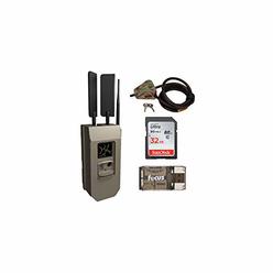 Cuddeback CuddeSafe Security Box for Cuddeback K Trail Cameras with Cable Lock, Memory Card, and Focus Card Reader Bundle (4 Items)