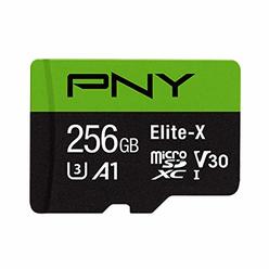 PNY 256GB Elite-X Class 10 U3 V30 MicroSDXC Flash Memory Card