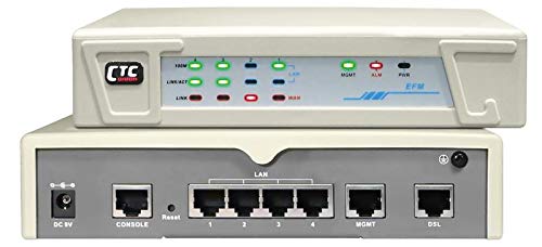 CTCUnion EFM-10 G.shdsl.bis 2-Wire LAN Extender - 5.7Mbps Ethernet Bridge Modem - up to 4.9mi Loop Length on 26 AWG Wires