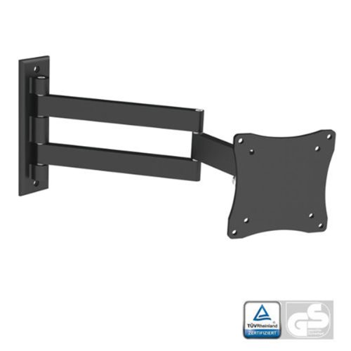 Kanex Pro Black Full-Motion Tilt/Swivel Wall Mount Bracket for Insignia NS-24E730A12 24" inch LED HDTV TV/Television -