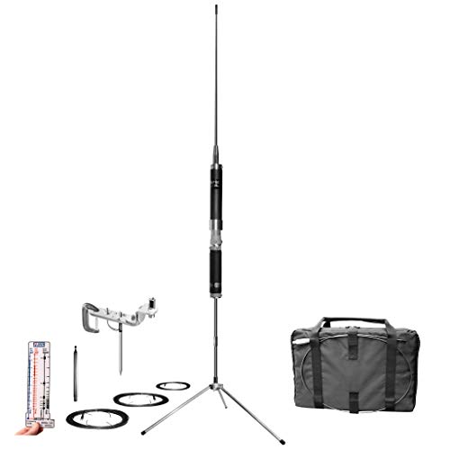 Super Antenna MP1DXTR80 HF SuperWhip Tripod All Band 80m MP1 Antenna with Clamp Mount and Go Bag ham Radio Amateur