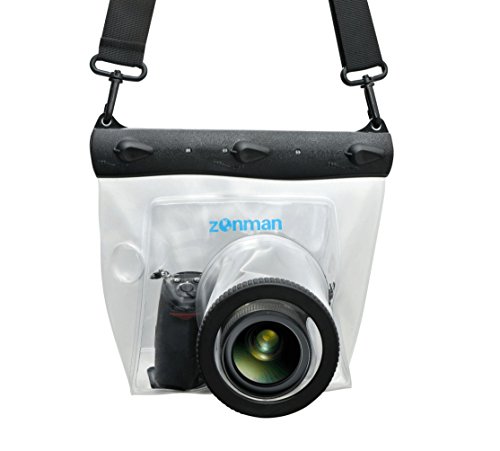 Zonman DSLR Camera Univeral Waterproof Underwater Housing Case Pouch Bag for Canon Nikon Sony Pentax Brand Digital SLR