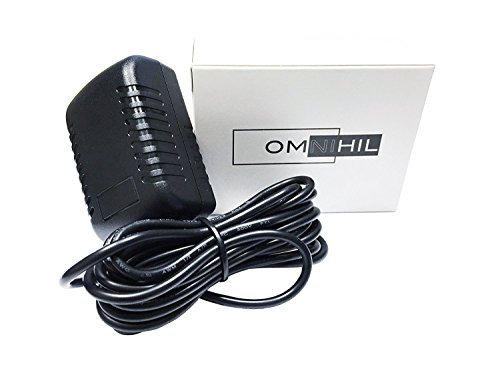Omnihil (8 Feet Long)UL Listed 5-Pack AC /DC Power Adapter Compatible with 12V 2A CCTV Cameras Cable PS Wall Charger