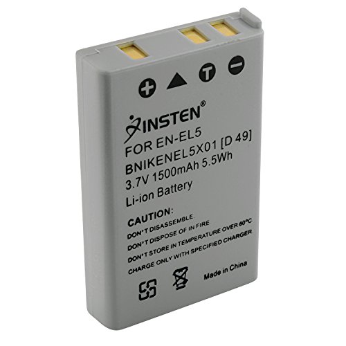 Batteria EN-EL5 1200mAh 3.7V Compatibile Nikon Coolpix P530 P520 P510 E Molti Altri