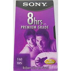 Sony T-160 Premium Grade VHS Tapes - 10 Pack