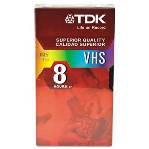 TDK VHS T-160 8 Hours 7 Pack