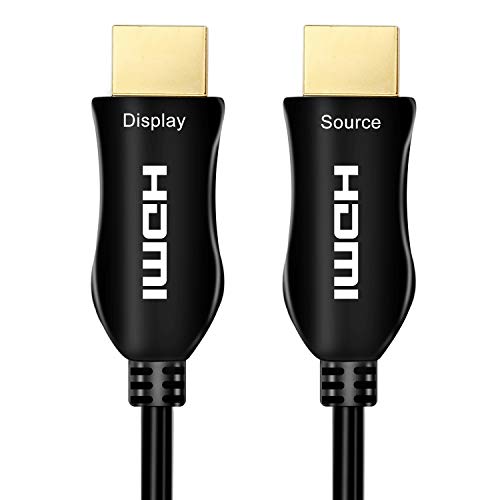 iBirdie 4K Fiber Optic HDMI Cable 75 Feet, HDMI 2.0 18Gbps, Supports 4K 60Hz(4:4:4, HDR10, ARC, HDCP2.2) 1440p 144Hz, One Direction