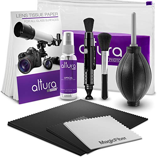 Altura Photo Professional Cleaning Kit for DSLR Cameras and Sensitive Electronics Bundle with 2oz Altura Photo Spray Lens and