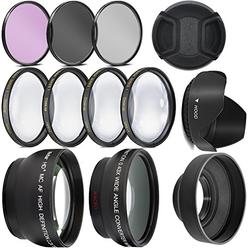 Big Mike's Electronics BIG MIKES ELECTRONIC Ultra Deluxe Lens Kit for Canon Rebel T3, T5, T5i, T6, T6i, T7i, EOS 80D, EOS 77D Cameras with Canon EF-S 18-55mm is II STM Lens