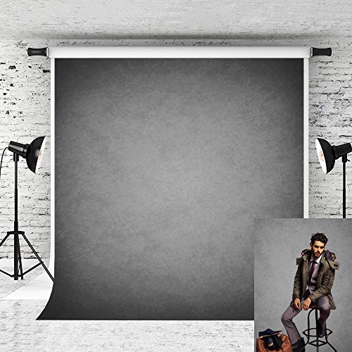 Kate 5x7ft Grey Photography Backdrop Old Master Portrait Background Collapsible Fabric