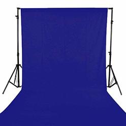 GFCC 6FT x 10FT Royal Blue Polyester Backdrop Curtain for Wedding Party Banquet,Fabric Backdrop