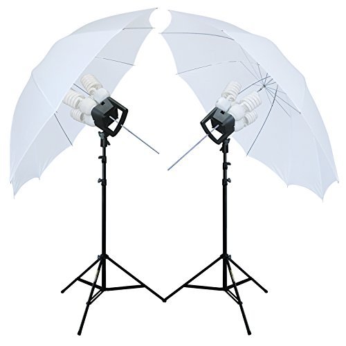Linco Lincostore Studio Lighting Huge Area Photo Umbrella Translucent White- Parabolic 75" / 10ribs / Diameter 60" with 2 of