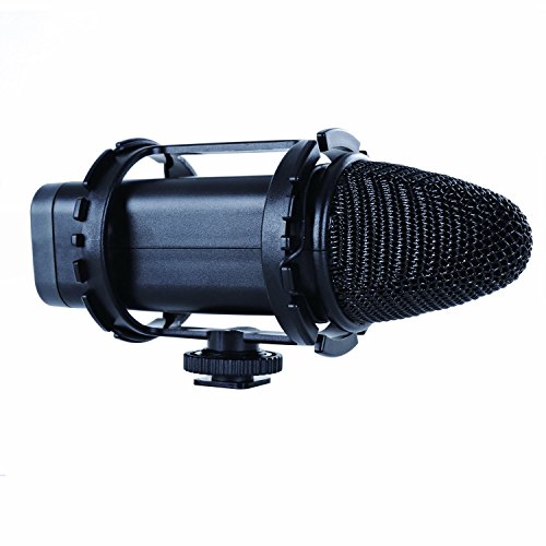 Movo XY Stereo Condenser Video Microphone for Canon EOS 1D-X MK I and II, 5D MK I, II, III, 5DS R, 6D, 7D MK I+II, 60D, 70D,