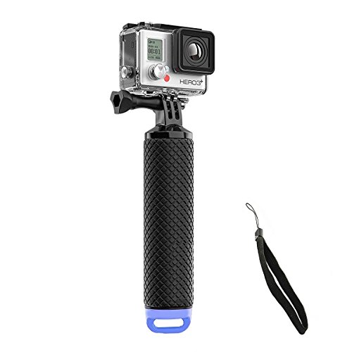Mystery Waterproof Floating Hand Grip, Underwater Selfie Stick for Gopro Hero Session, Pro Cameras Float Handle, Scuba/Diving