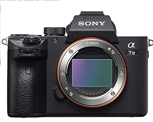 Sony a7 III Full-Frame Mirrorless Interchangeable-Lens Camera Optical with 3-Inch LCD, Black (ILCE7M3/B) (Renewed)