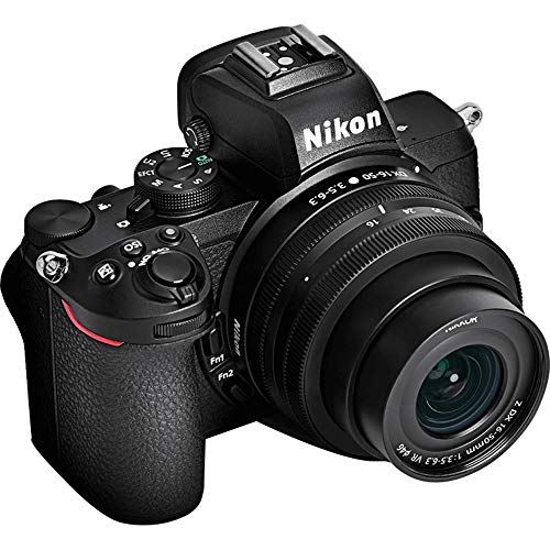 Nikon 1633B Z50 DX Mirrorless Camera Body w NIKKOR Z DX 16-50mm f/3.5-6.3 VR Lens - (Renewed)