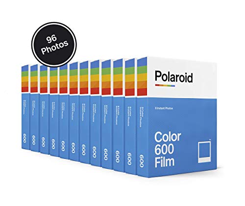 Polaroid Originals Color 600 Film 12 Pack (96 Photos) (6014), Color Film x96 Photos