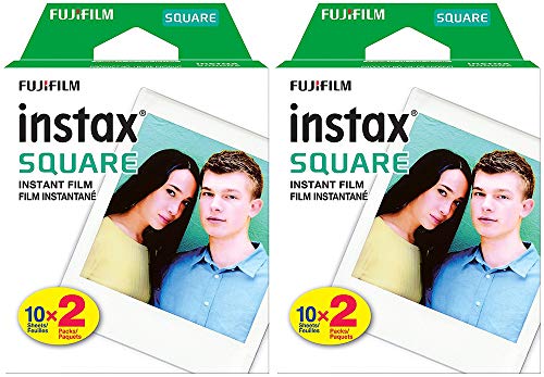 Fujifilm Square Twin Pack Film, 20 Exposures (2 Boxes)