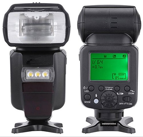 GOWE HSS 1/8000s GN58 Automatic Manual Zoom i-TTL E-TTL Master Slave Speedlite Flash for Canon EOS Nikon DSLR Camera