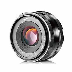 Meike 35mm F1.7 Large Aperture Manual Focus Prime Fixed Lens APS-C Compatible with Sony E-Mount Mirrorless Cameras NEX 3 3N NEX 