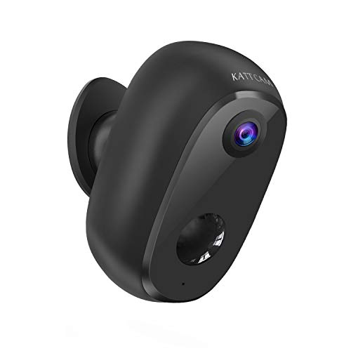 KATTCAM Security Camera Outdoor Wireless, Surveillance Rechargeable