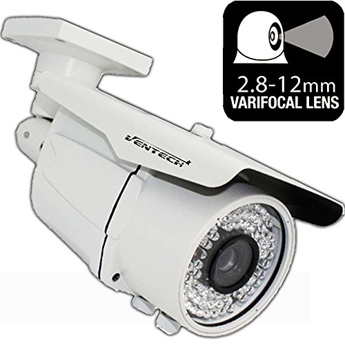 Ventech HD 1200TVL ((72 IR LED)) Awesome Quality Video CCTV cmos 2mp 1080p Sensor Bullet Camera Home Security Day/Night