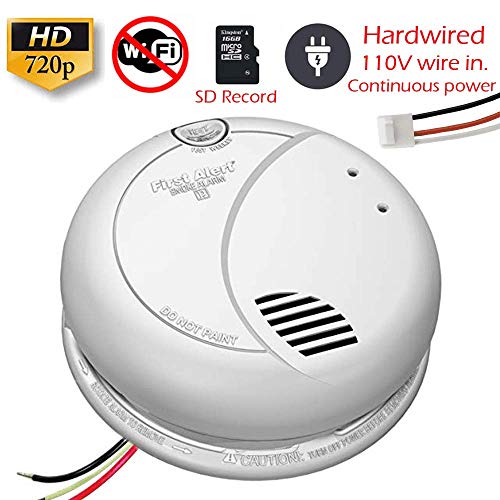 WiFi Series Carbon Monoxide Detector Hidden Spy Camera