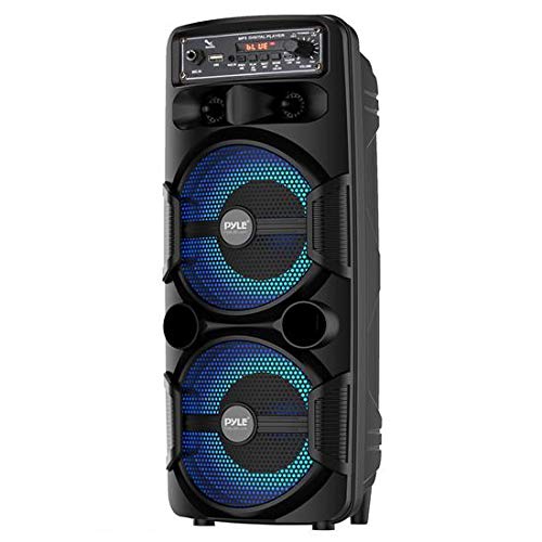 Pyle Portable Bluetooth PA Speaker System - 600W Rechargeable Outdoor ...