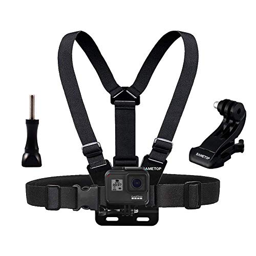 Sametop Chest Mount Harness Chesty Strap Compatible with GoPro Hero 8 Black, Hero 7 Black, 7 Silver, 7 White, Hero 6, 5, 4,