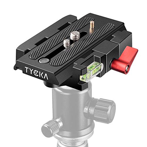 TYCKA Quick Release Plate Adapter Universal Quick Shoe Plate with 1/4