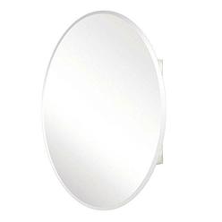 Pegasus Cabinets Pegasus SP4583 36-Inch by 24-Inch Surface or Recessed Mount Oval Beveled Mirror Medicine Cabinet, Clear