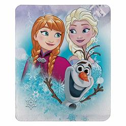 Disney Frozen, "Snow Journey" Fleece Throw Blanket, 45" x 60", Multi Color, 1 Count