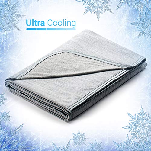 Elegear Revolutionary Queen Size Cooling Blanket Absorbs Body Heat to Keep Adults, Children, Babies Cool on Warm Nights.