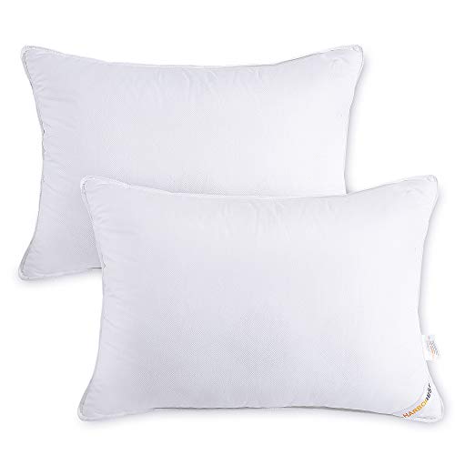 HARBOREST Bed Pillows for Sleeping (2 Pack) - Luxury Plush Down Alternative Pillows Good for Side and Back Sleeper Hotel