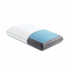 MALOUF Z CARBONCOOL LT Plus OMNIPHASE Phase Change Material Memory Foam Pillow, Queen, Carbon