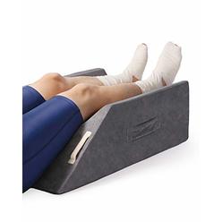LightEase Post-Surgery Leg, Knee, Ankle Elevation Double Wedge Pillow, Memory Foam Leg Elevating Pillow for Injure, Sleeping,