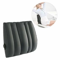 Ladovin KIPETTO Inflatable Travel Pillow Lumbar Support Cushion with Storage Bag, Compressible, Compact, Comfortable, Use for Car or