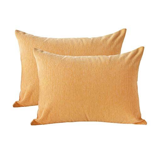Homy Cozy 95247-MUSTARD-1420-2PK Accent Pillow, Mustard