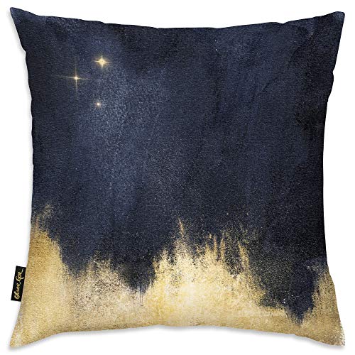 The Oliver Gal Artist Co. Abstract Decorative Throw Pillow 'Stars in The Night'