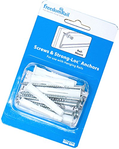 Organized Living freedomRail Screws and Strong-Loc Anchors