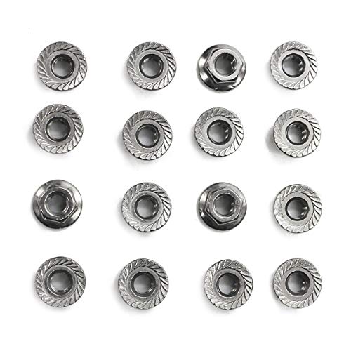 Fullerkreg 18-8 Stainless Steel Flange Nut, 1/4"-20 Thread Size,(50 PCS),by Fullerkreg