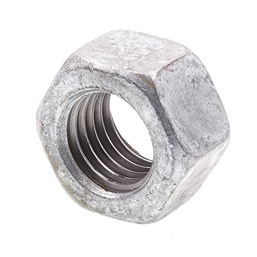 Prime-Line 9073756 Finished Hex Nuts, 3/4 in.-10, A563 Grade A Hot Dip Galvanized Steel, 10-Pack